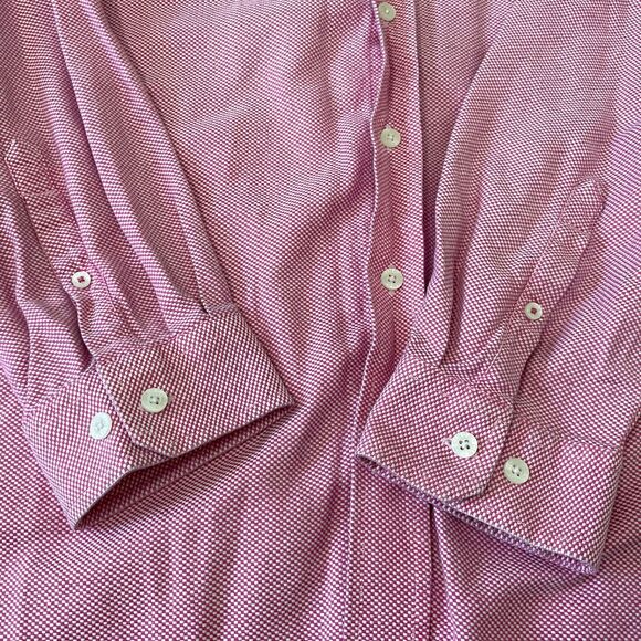 Cinch Logo Rodeo Western Cowboy Shirt  Men’s L Pink Button Down Long Sleeve - Picture 10 of 11